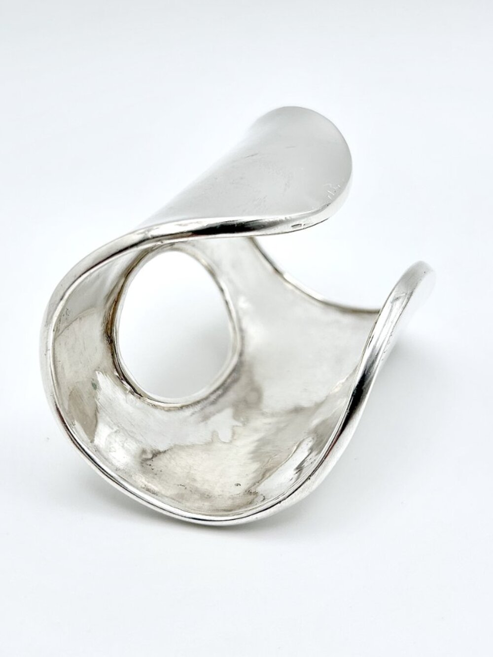 RARE Vintage Massive 110 Grams Sterling Silver RLM Cuff - Picture 5 of 13